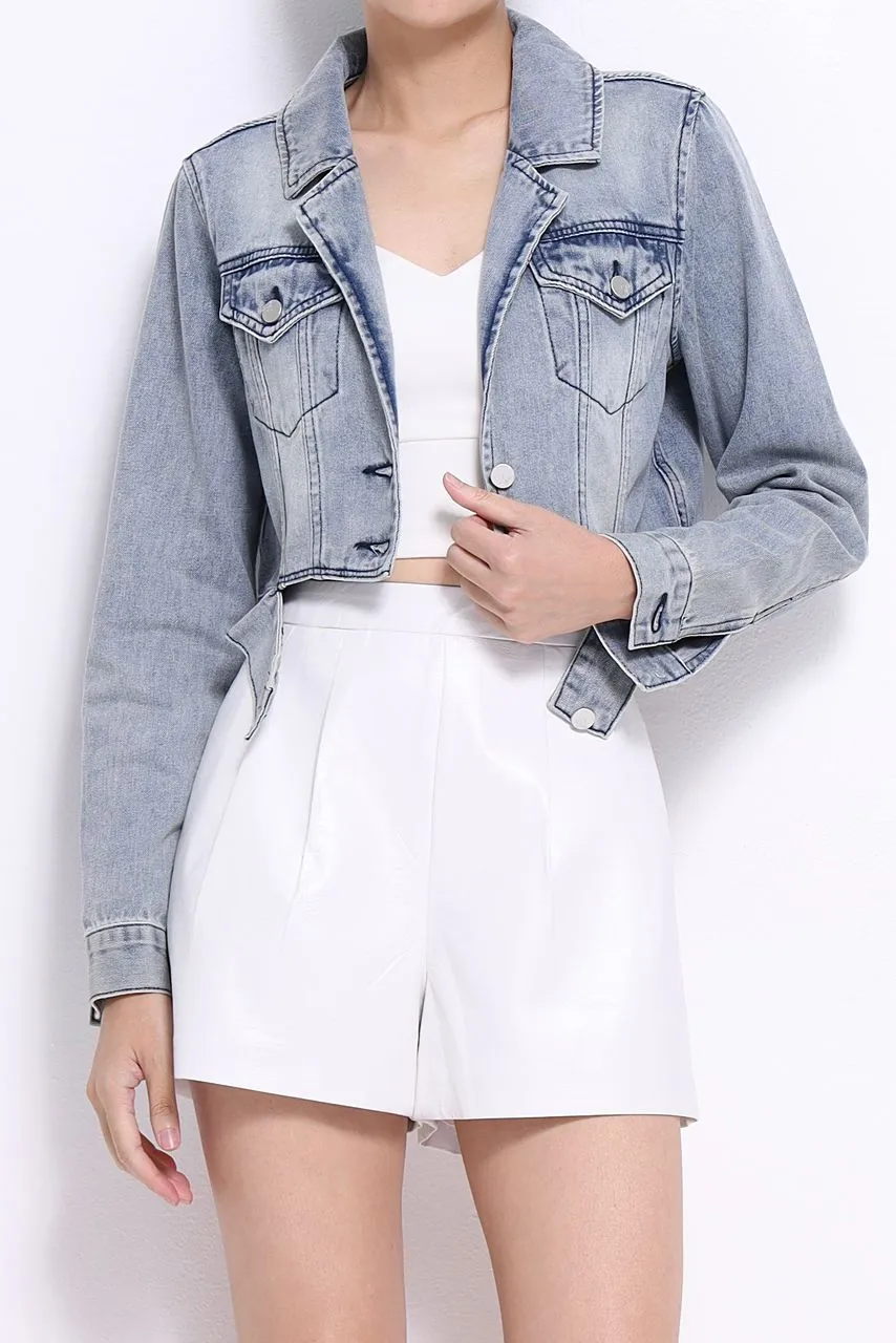 Alex Cropped Denim Jacket