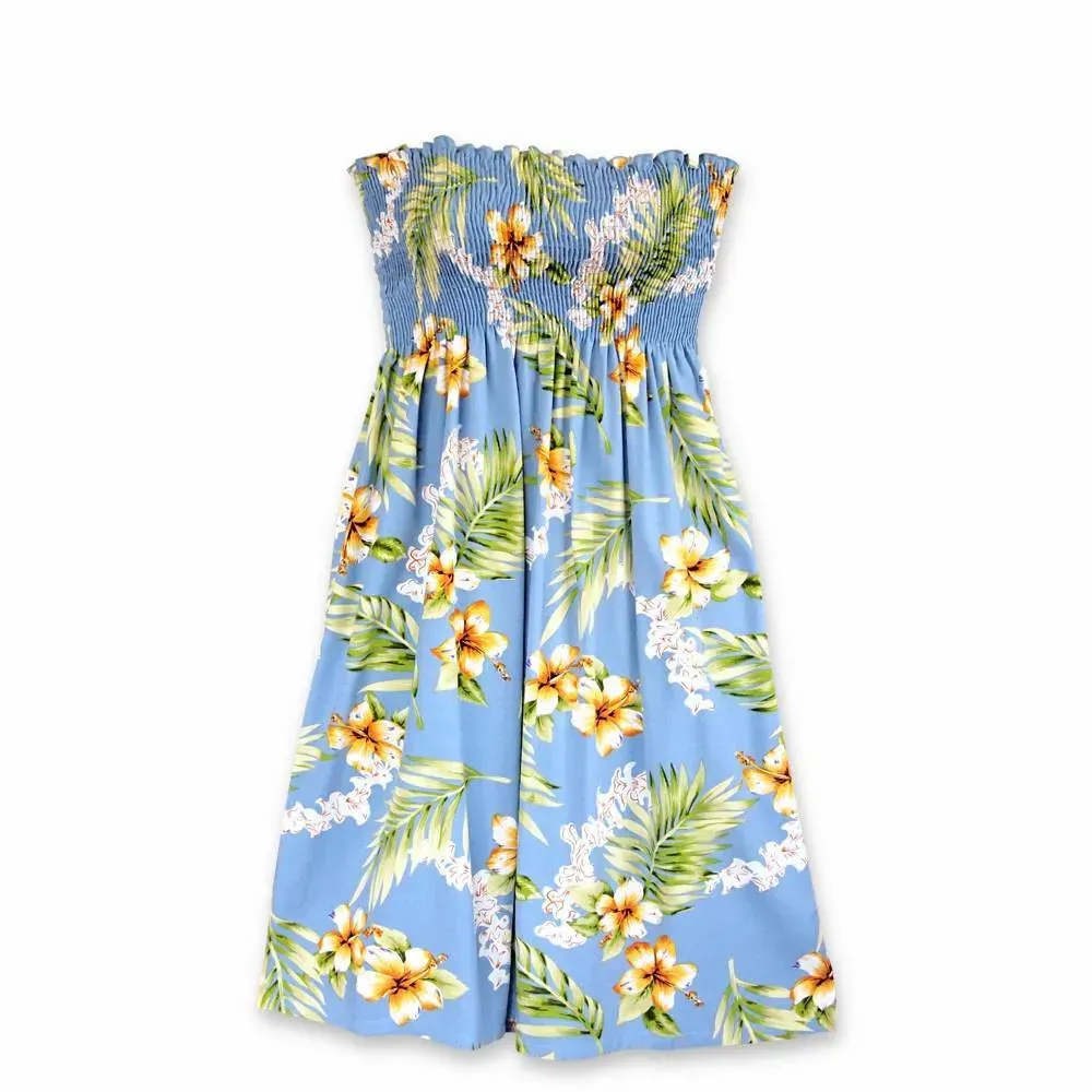 Atoll Blue Moonkiss Hawaiian Dress