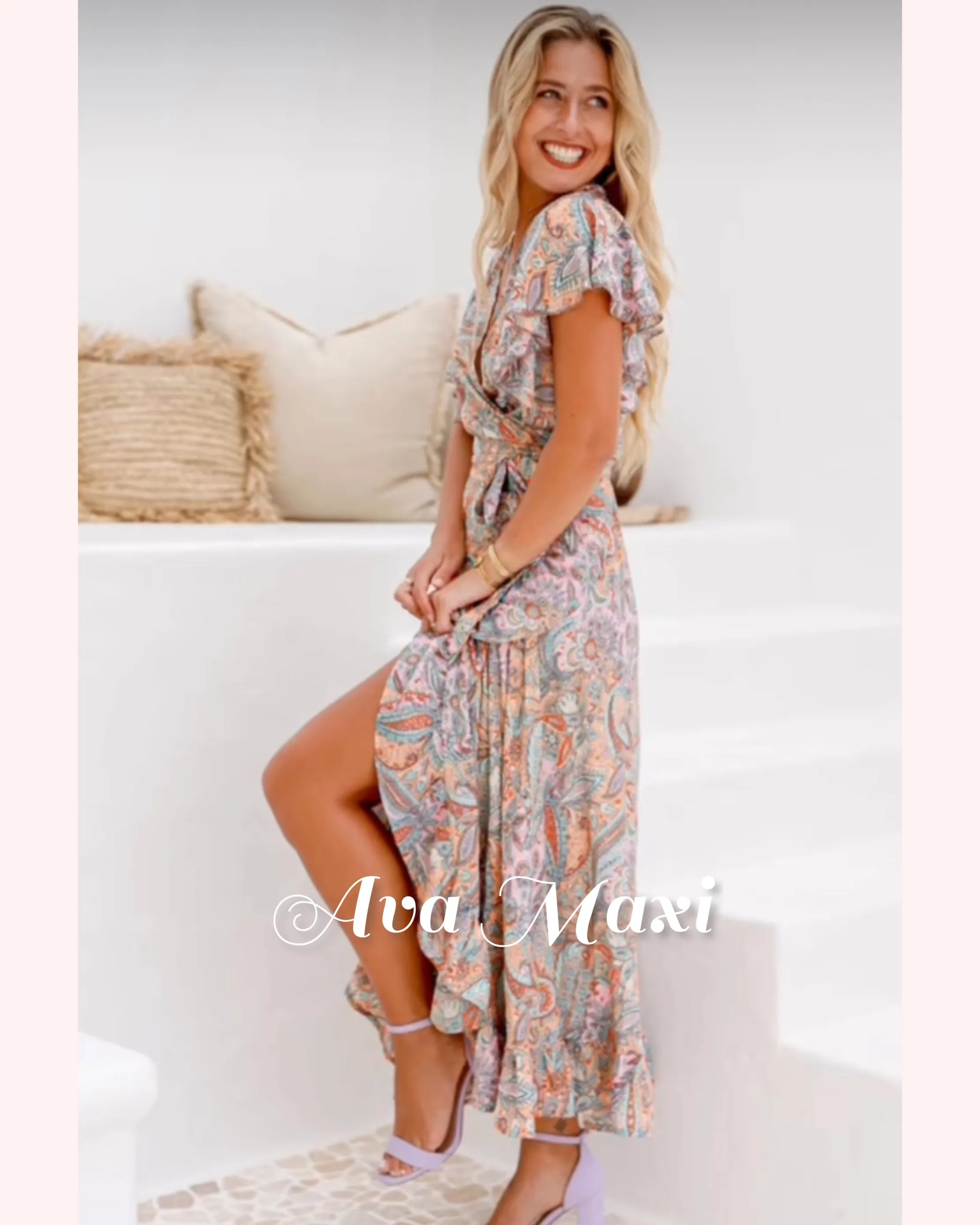 Ava Silk Maxi