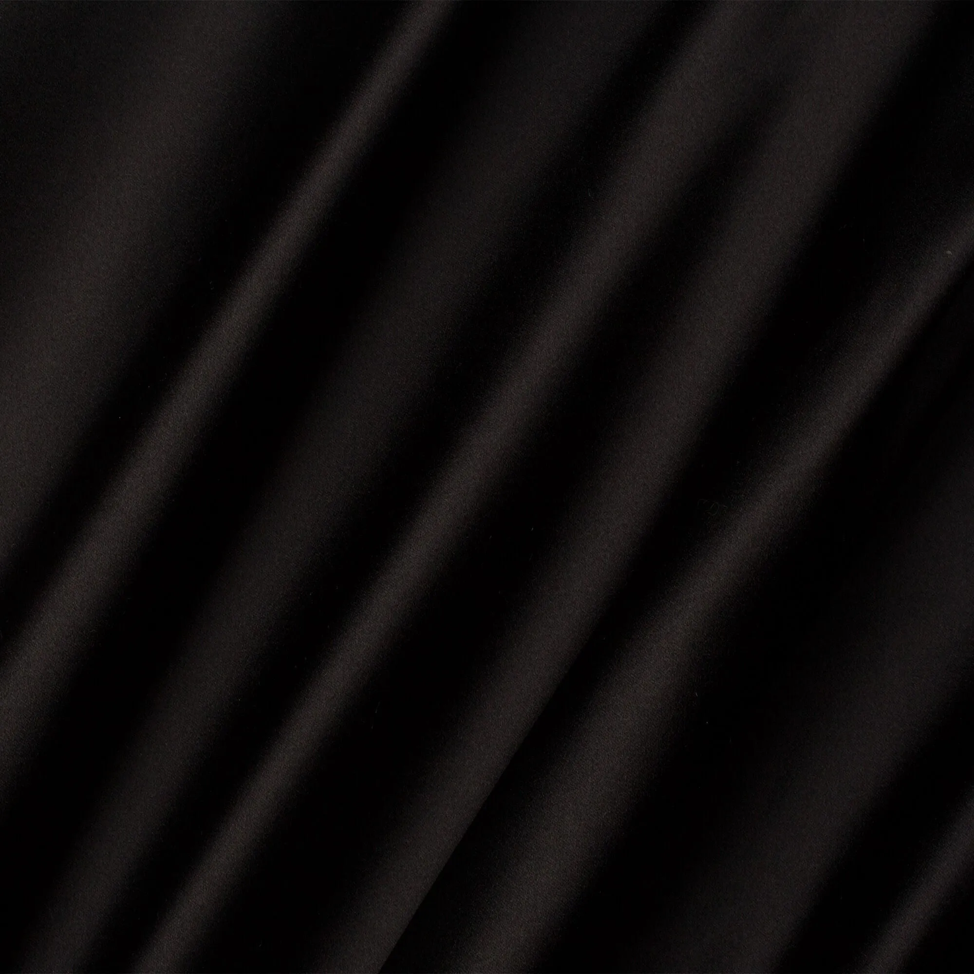 Black Silk Duchess Satin