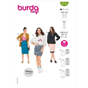 Burda Style Pattern 6112 Misses' Skirt B6112