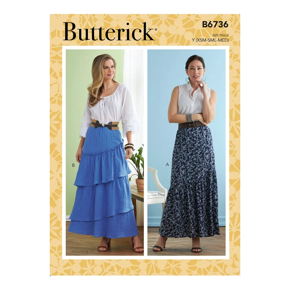 Butterick Pattern B6736 Misses' Skirts