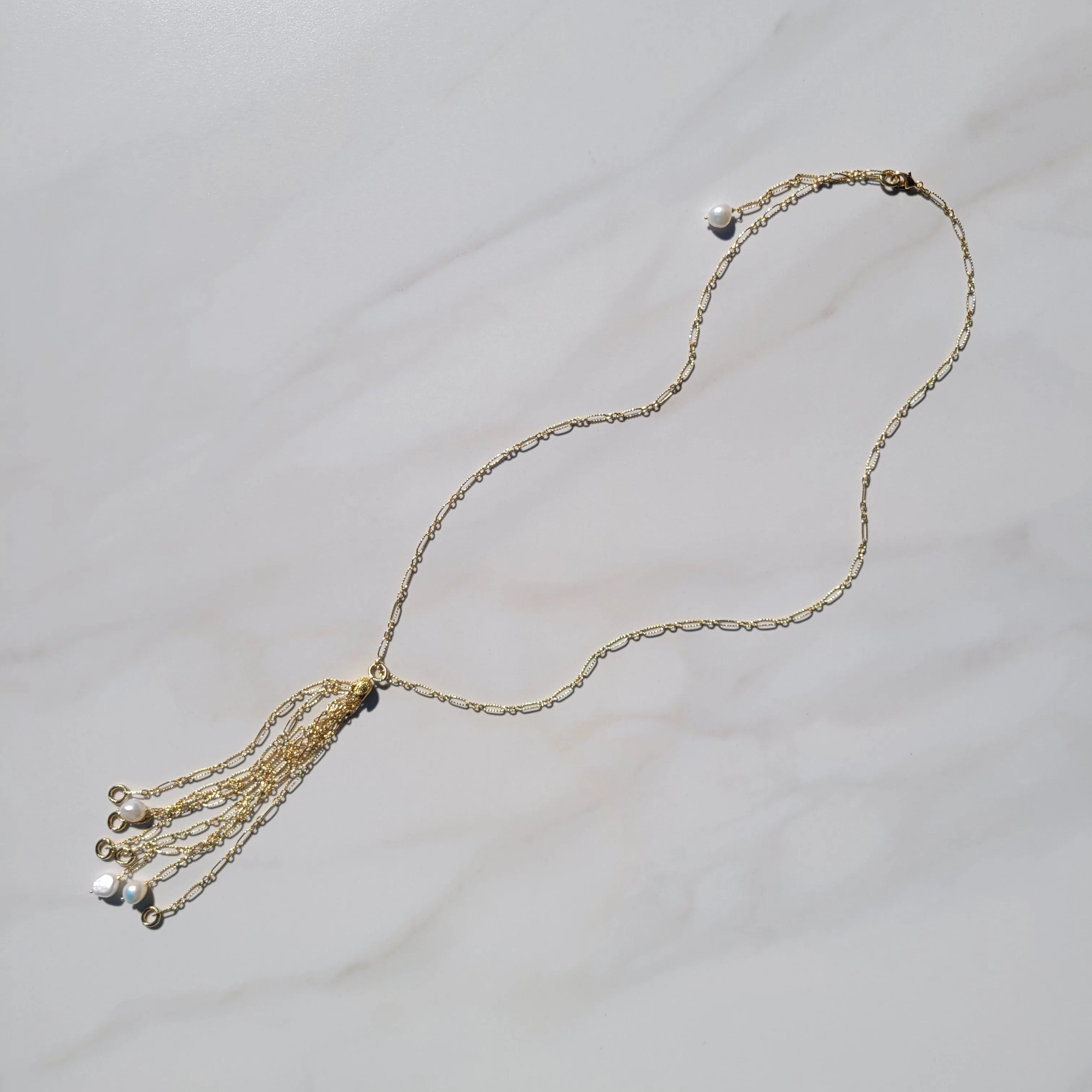 Calypso Flowing Gold Necklace