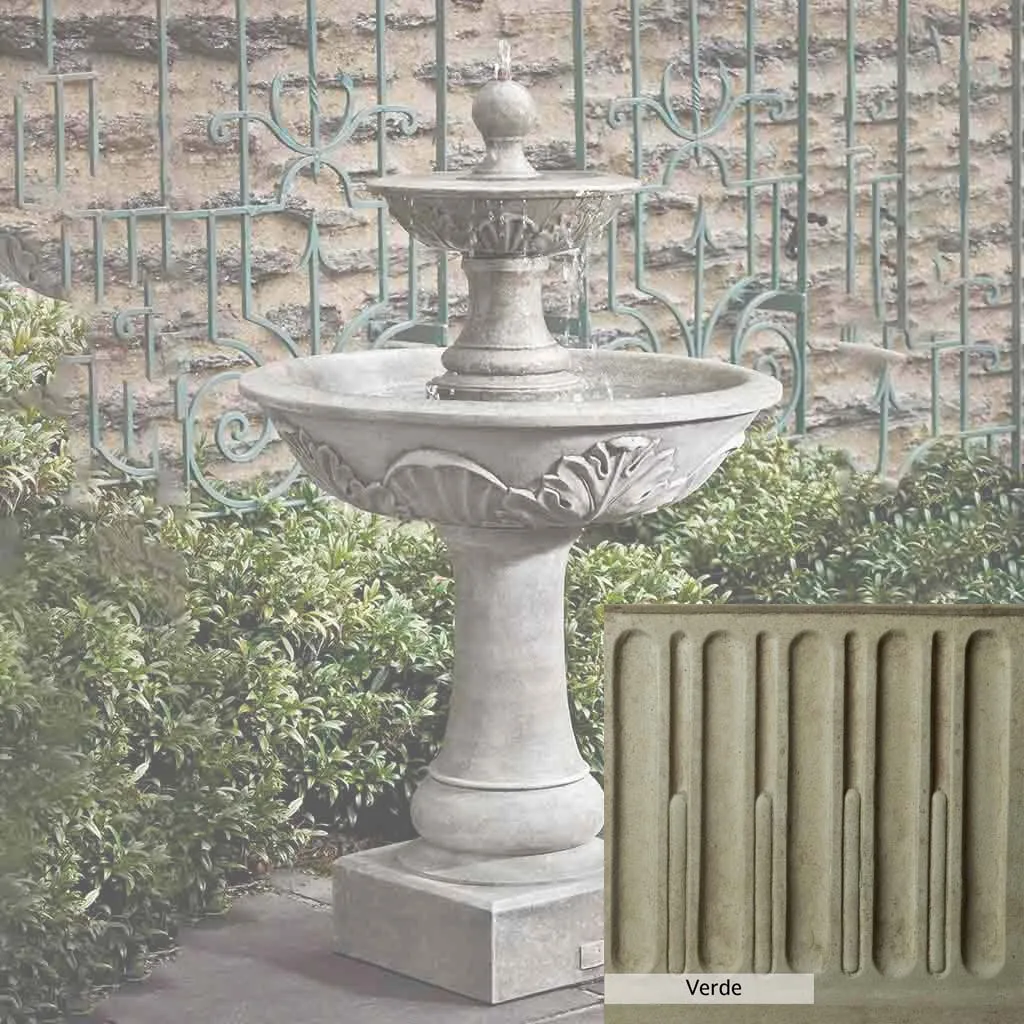 Campania International Acanthus Two Tiered Fountain