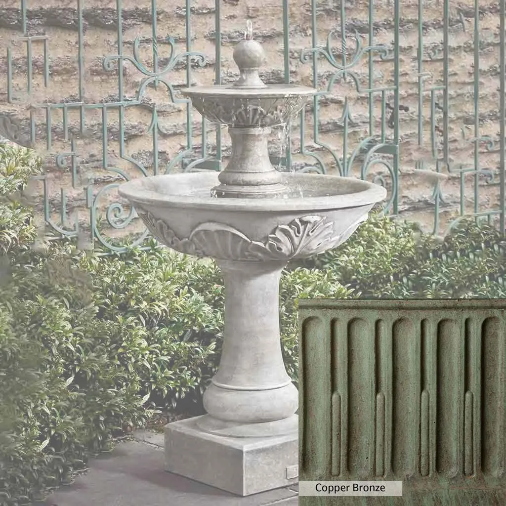 Campania International Acanthus Two Tiered Fountain