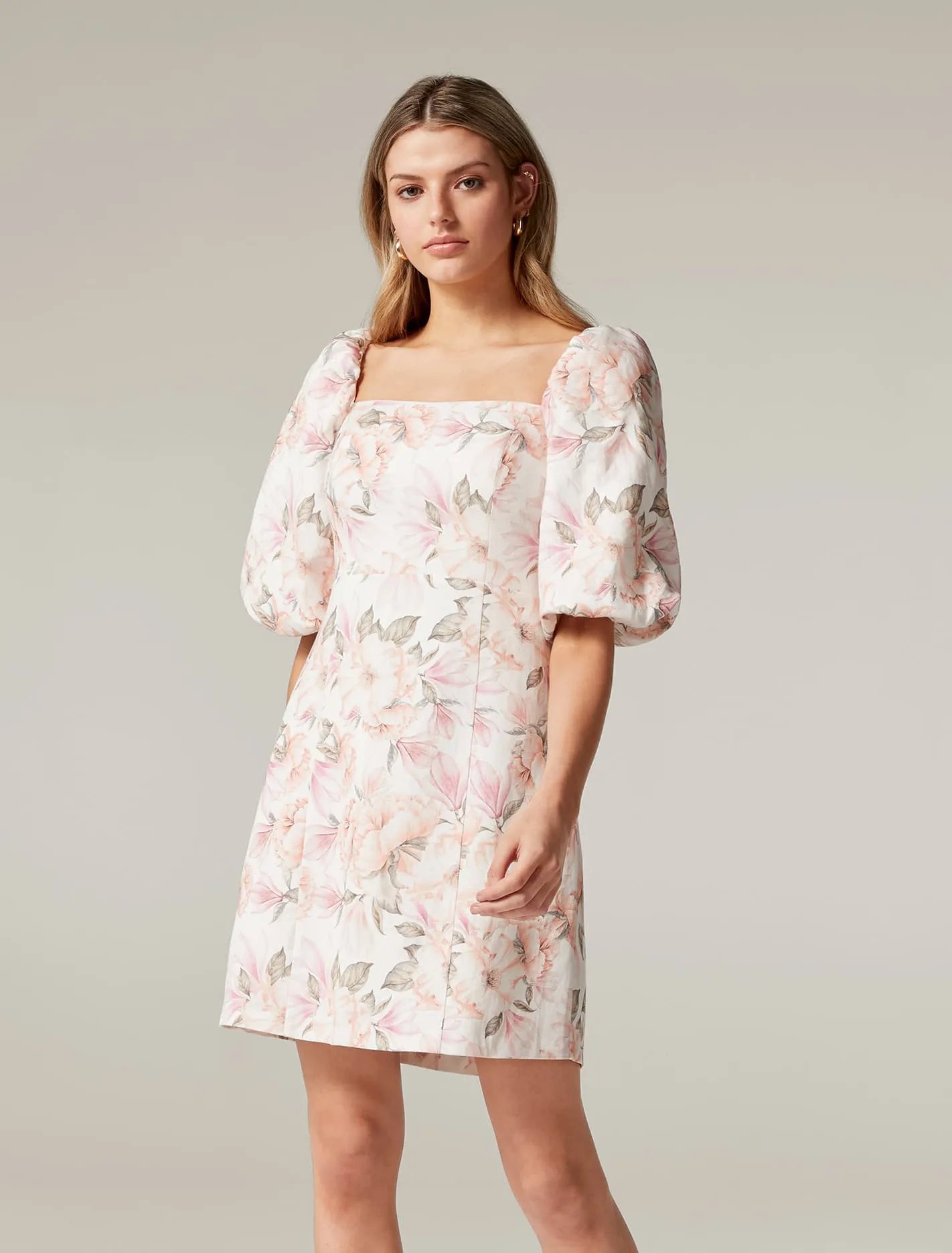 Candice Puff Sleeve Mini Dress