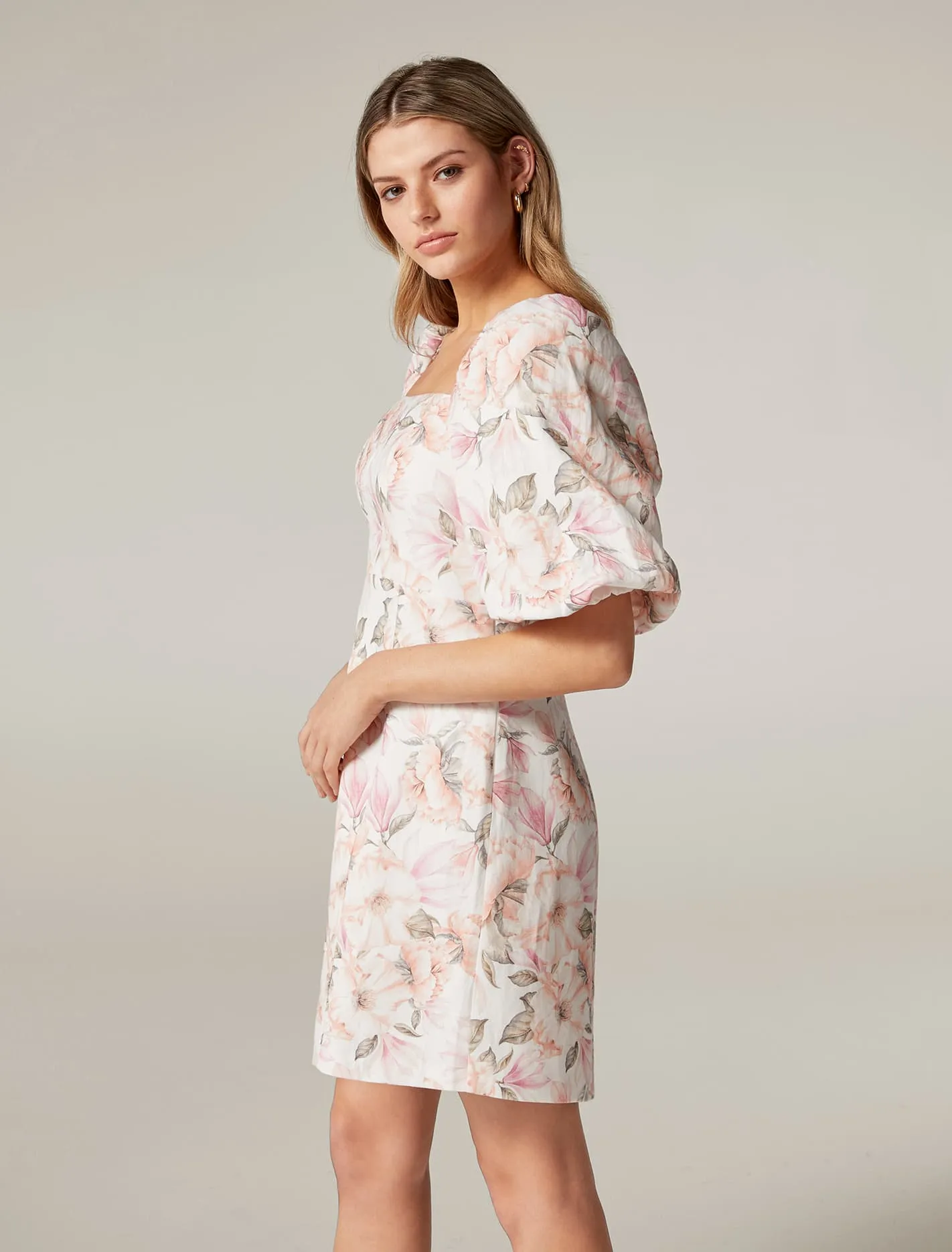 Candice Puff Sleeve Mini Dress