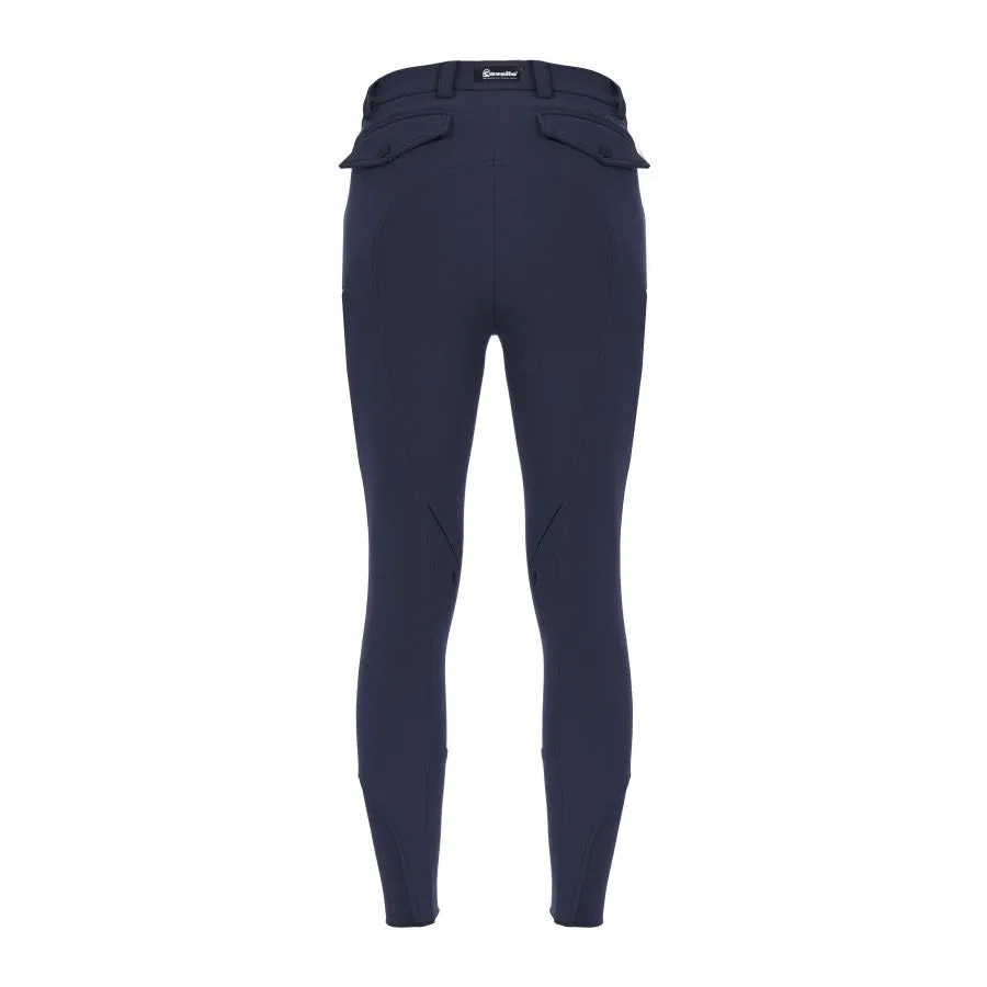 Cavallo CROFTON Mens Full Grip Breeches, Dark Blue