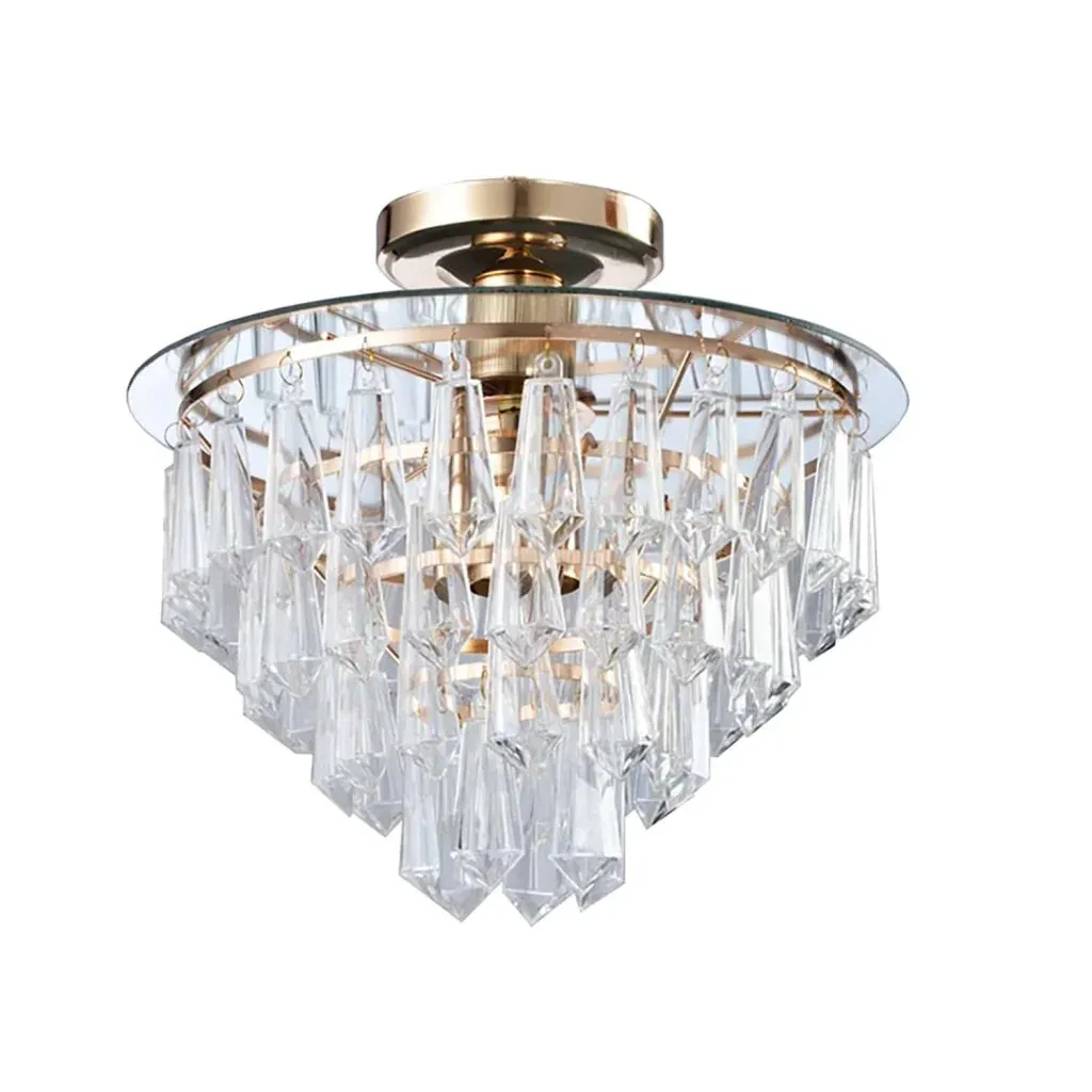 CEILING LIGHT-ACRYLIC TIER CHANDELIER