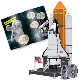 CubicFun National Geographic Kids Puzzle 3D NASA Space Rocket Ship Puzzle