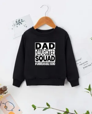 Dad Squad Black Sweatshirt