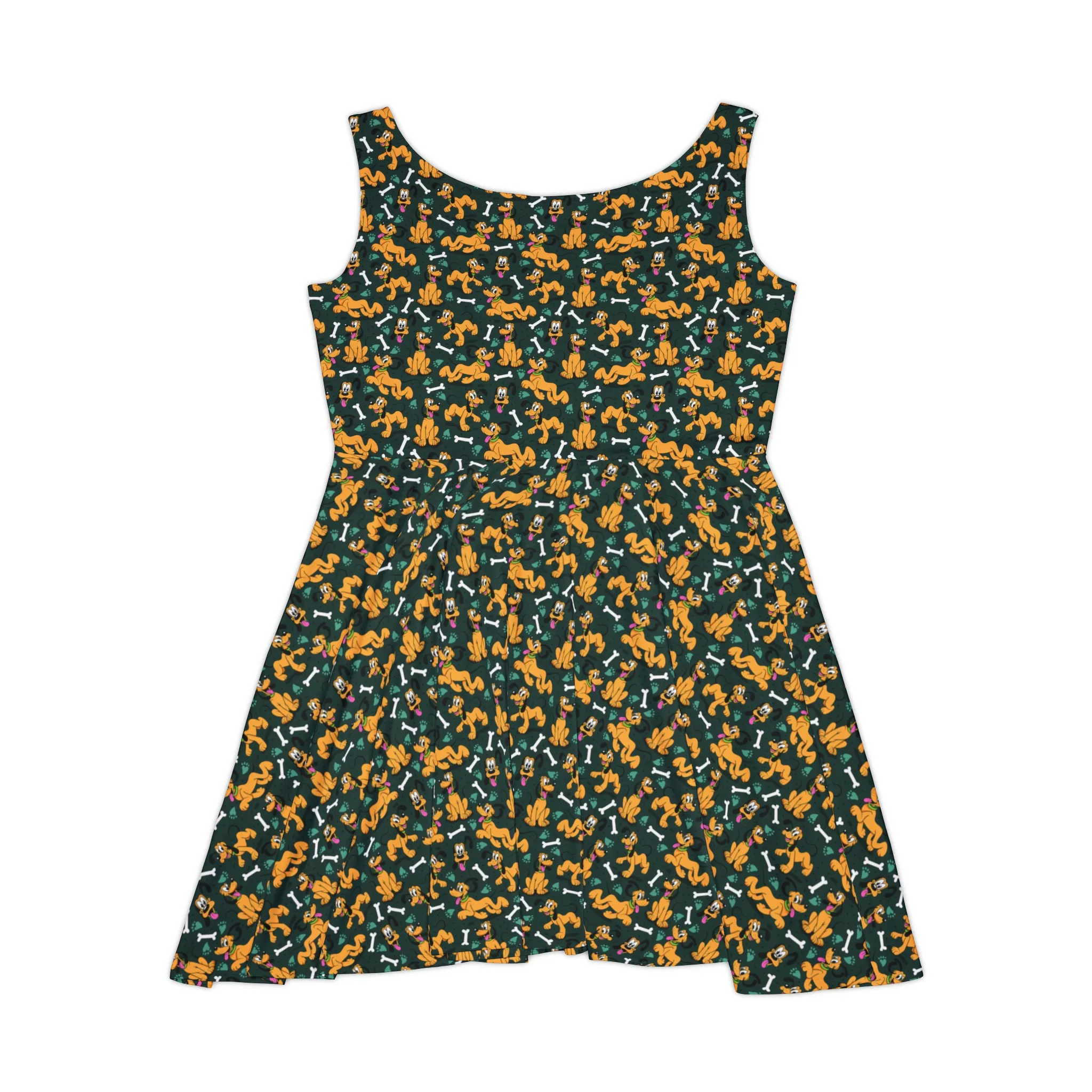 Disney Pluto Life Is Better With A Dog Women's Skater Dress