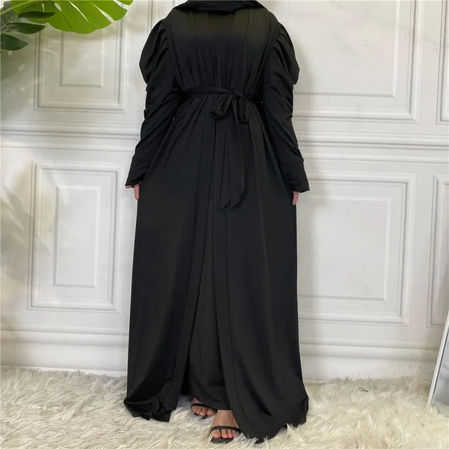 Empress Pleated Abaya (Inner Abaya Included)