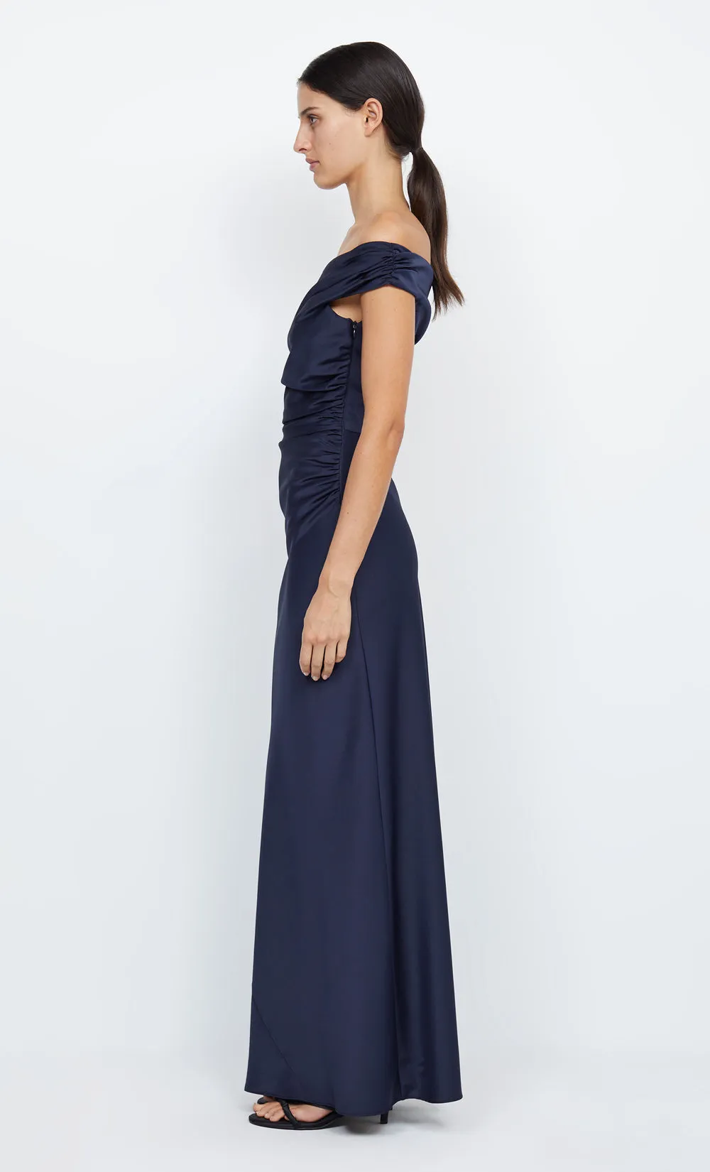 ETERNITY OFF SHOULDER MAXI - INK