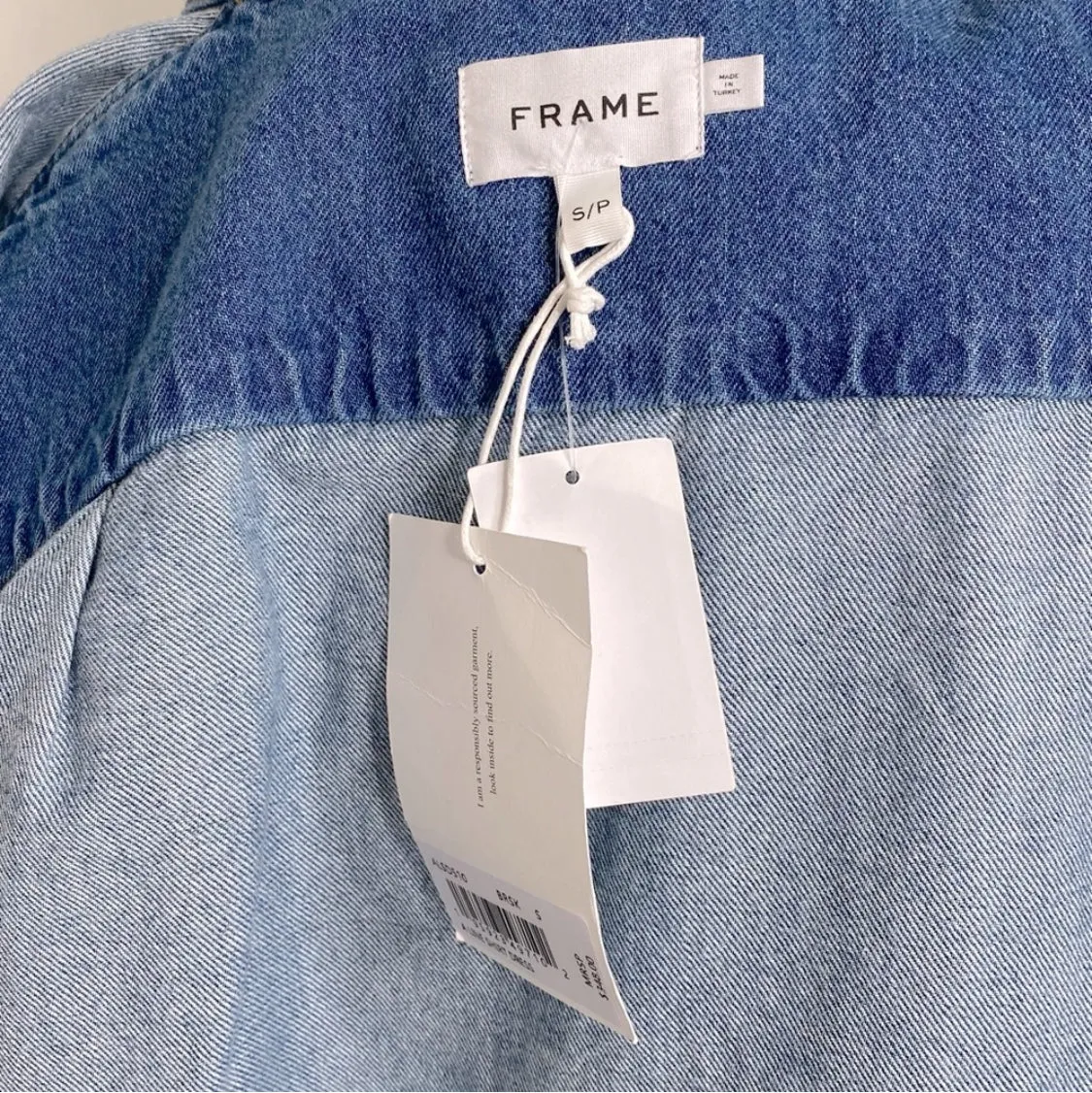 FRAME Denim A-Line Shirt Dress