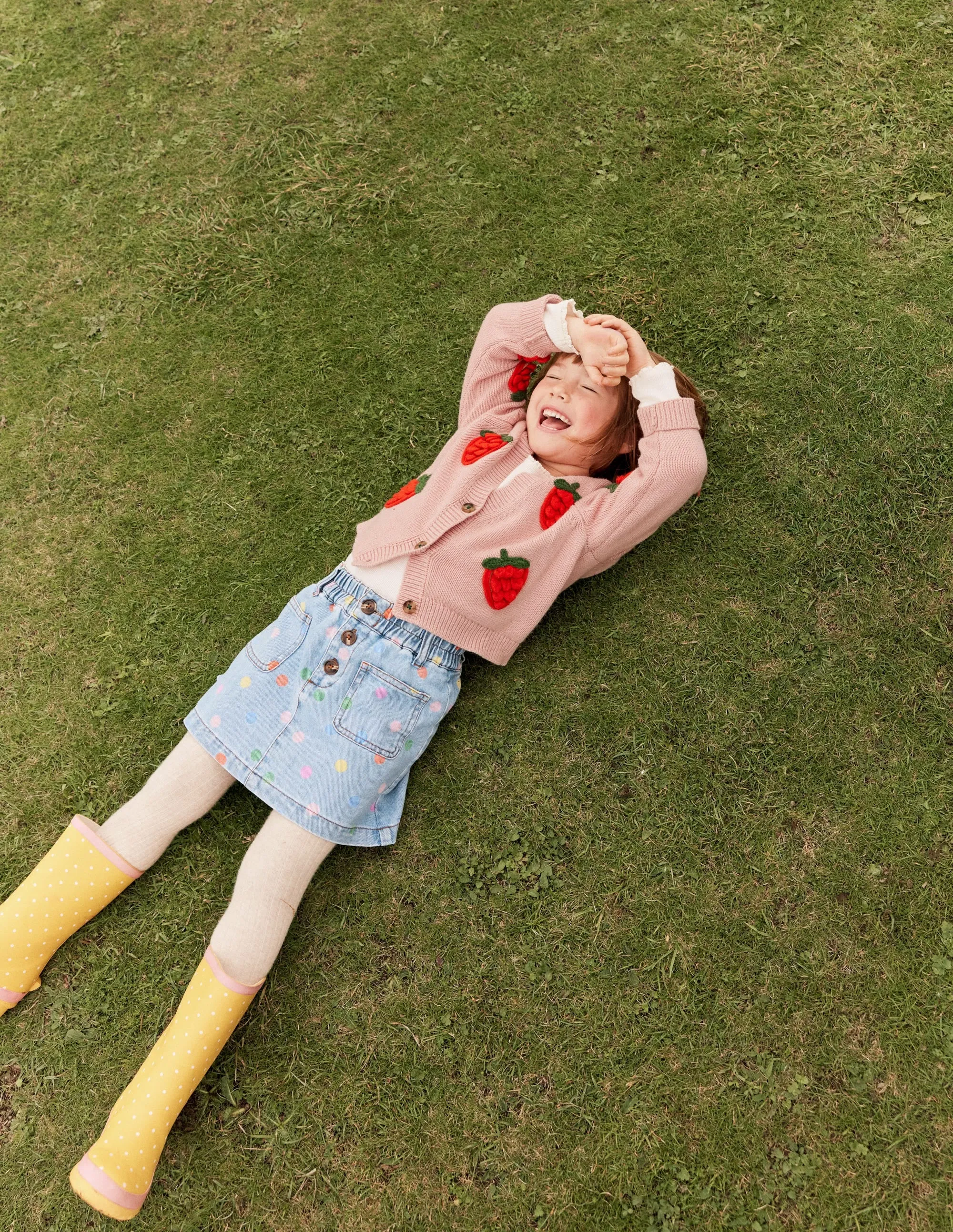 Fun Crochet Cardigan-Formica Pink Strawberry