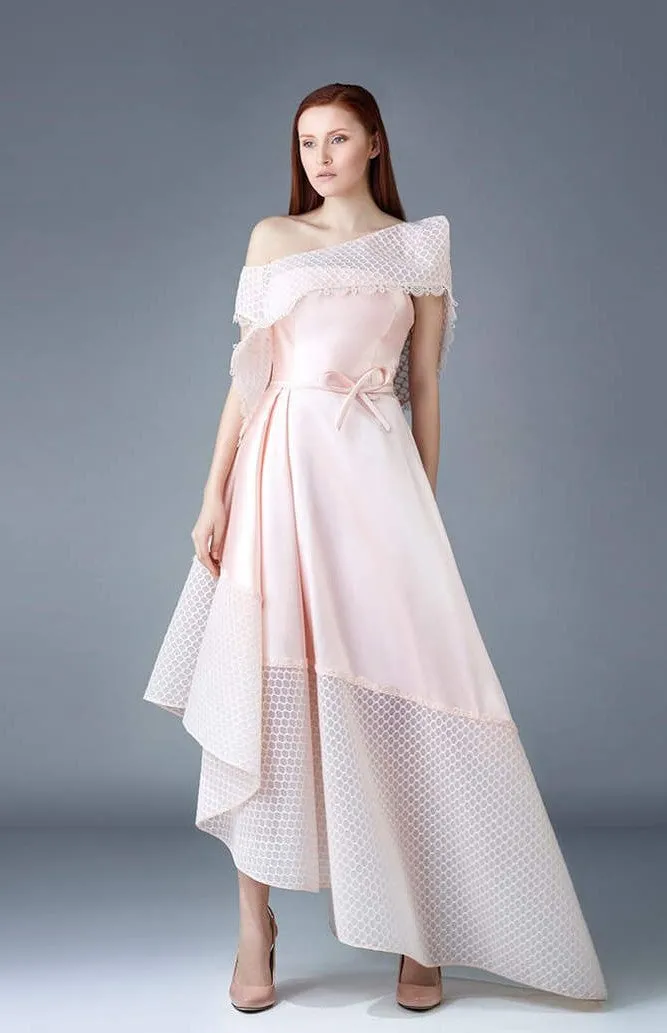 Gemy Maalouf BC1187 Trendy Baby-Pink Dress