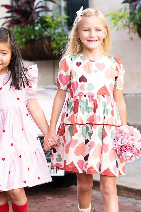 Girls Dress Pink Chicken Julesy