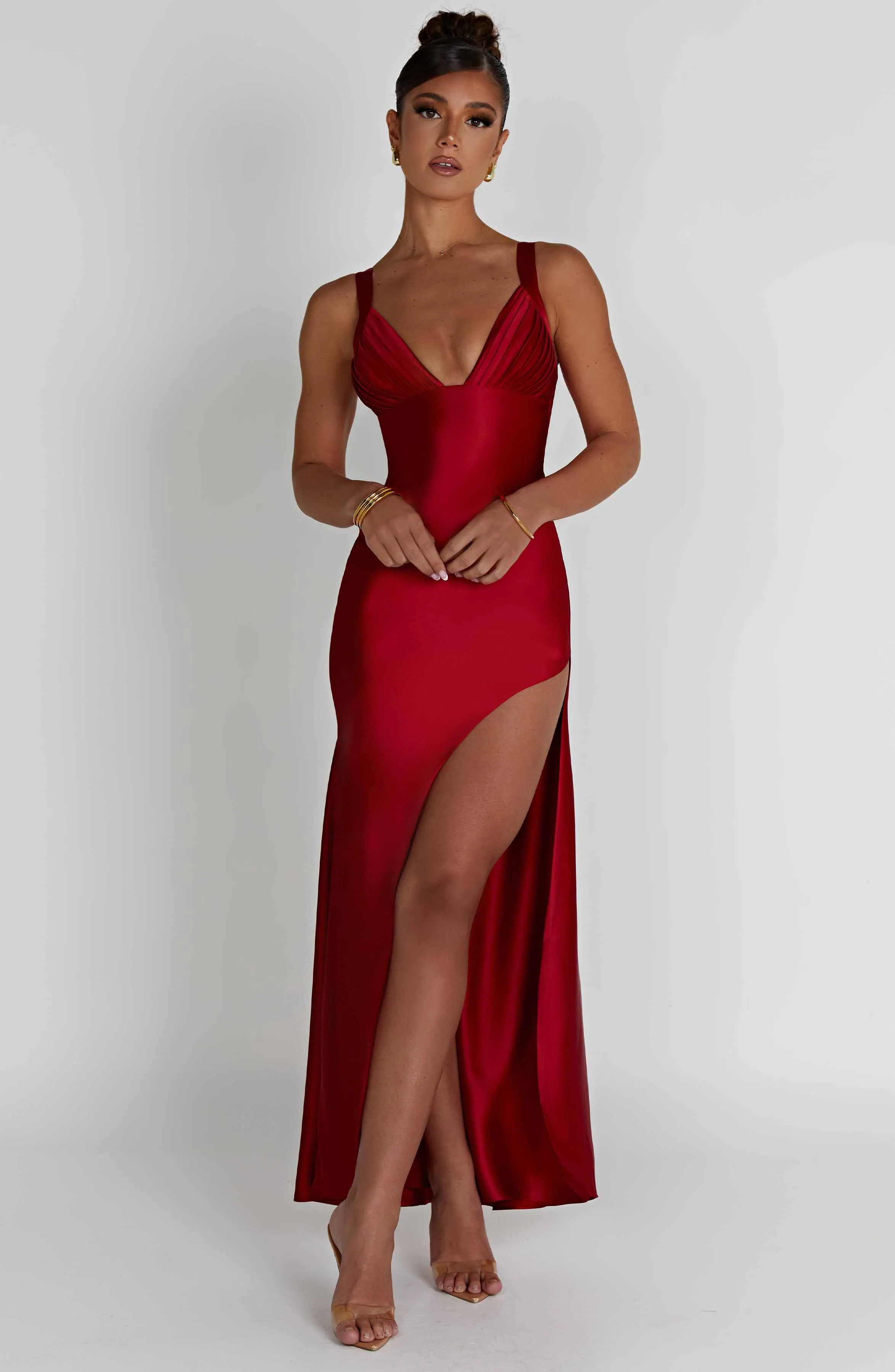 Hayley Maxi Dress - Red