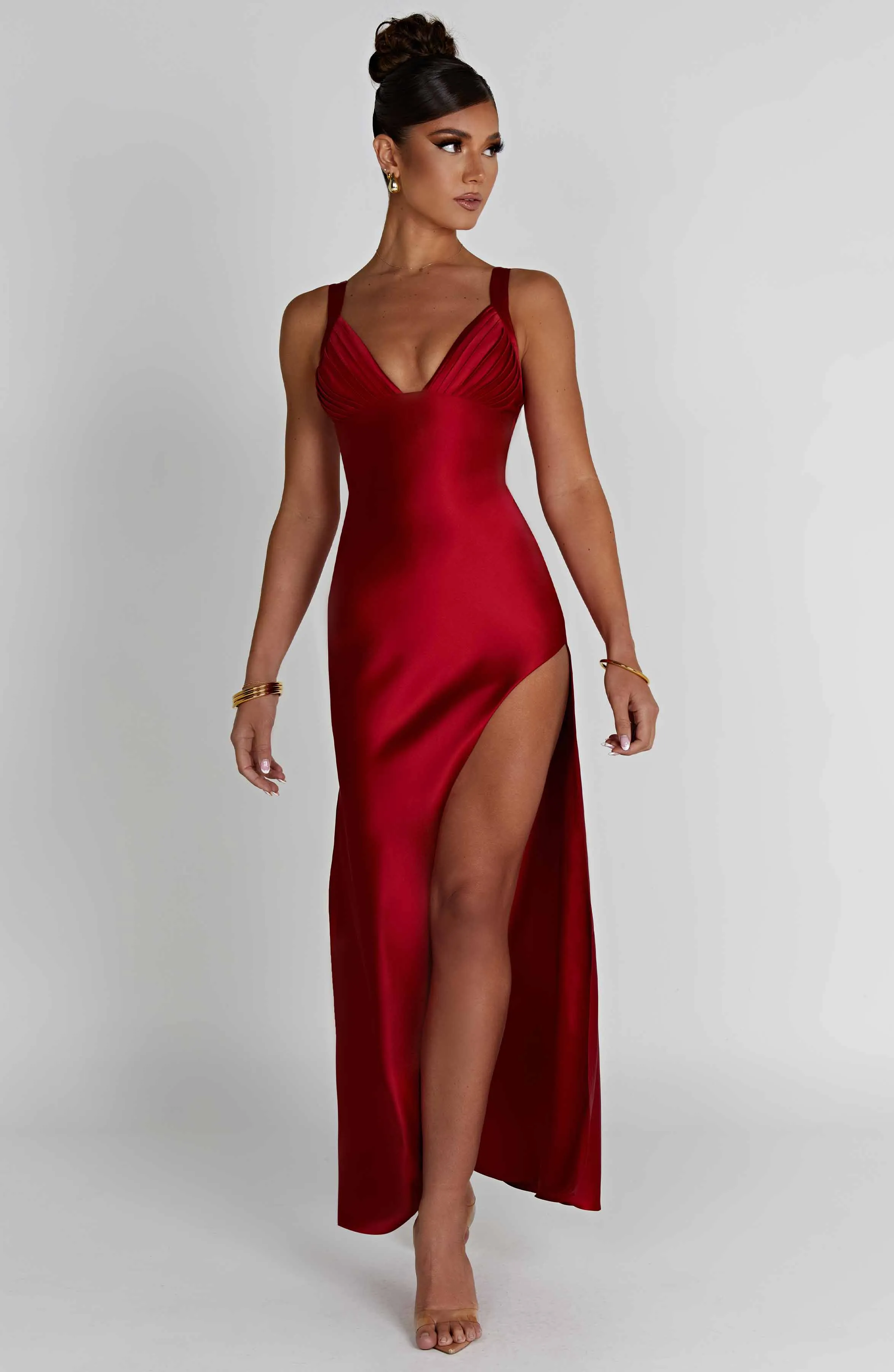 Hayley Maxi Dress - Red