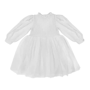 Janice Dress | Crispy White