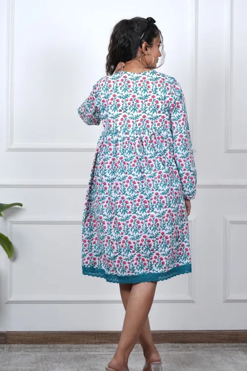 Jasmine Joy Hand Block Printed Dress