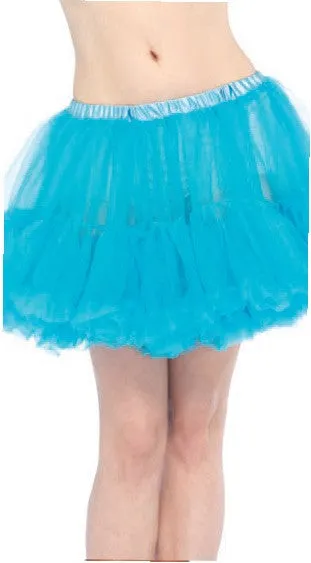 Layered Tulle Petticoat Light Blue