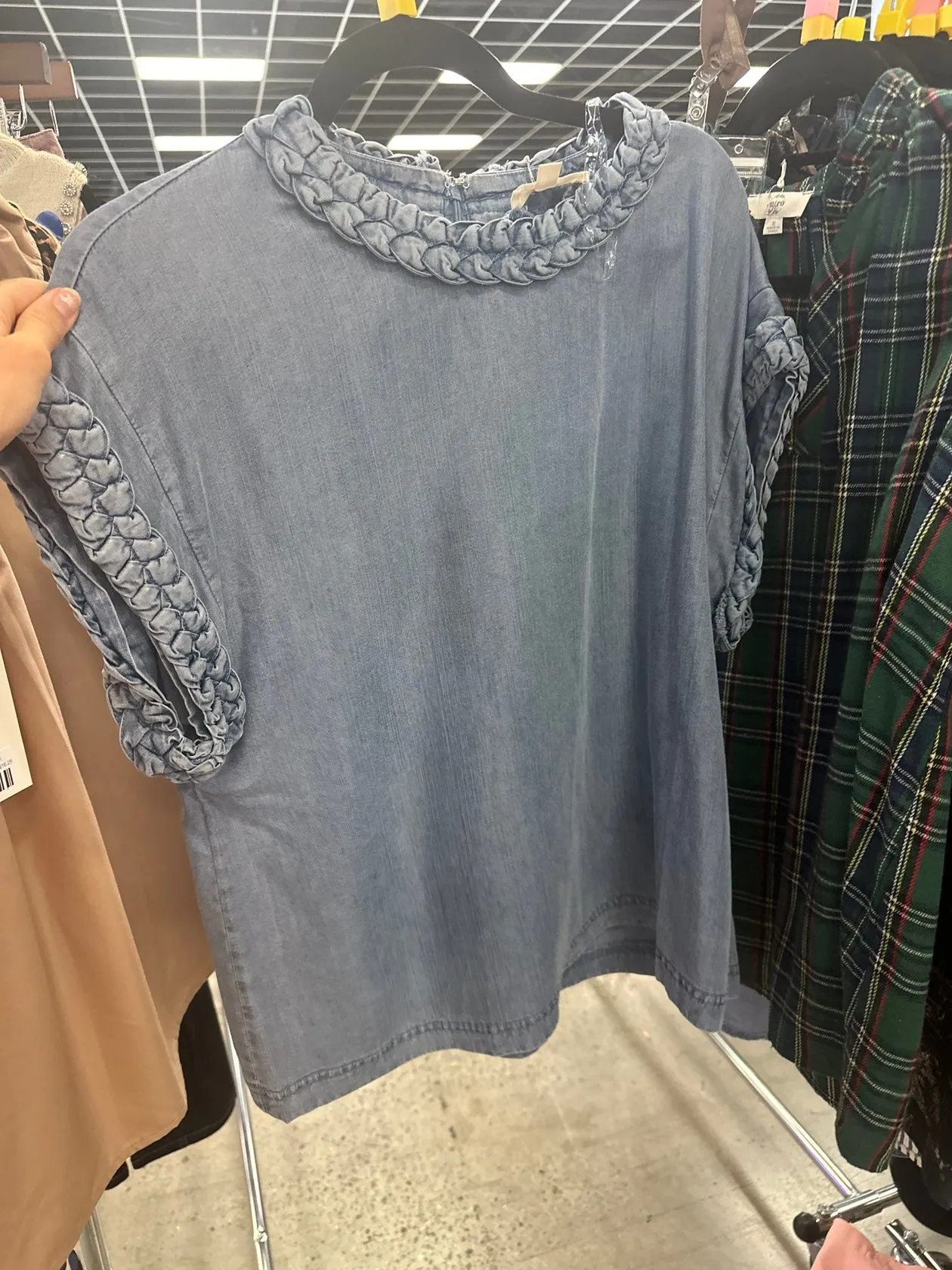 Leanne Denim Top