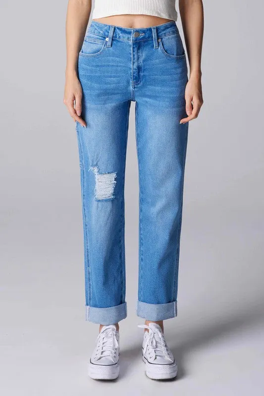 Light Blue High Rise Carpenter Women Jeans