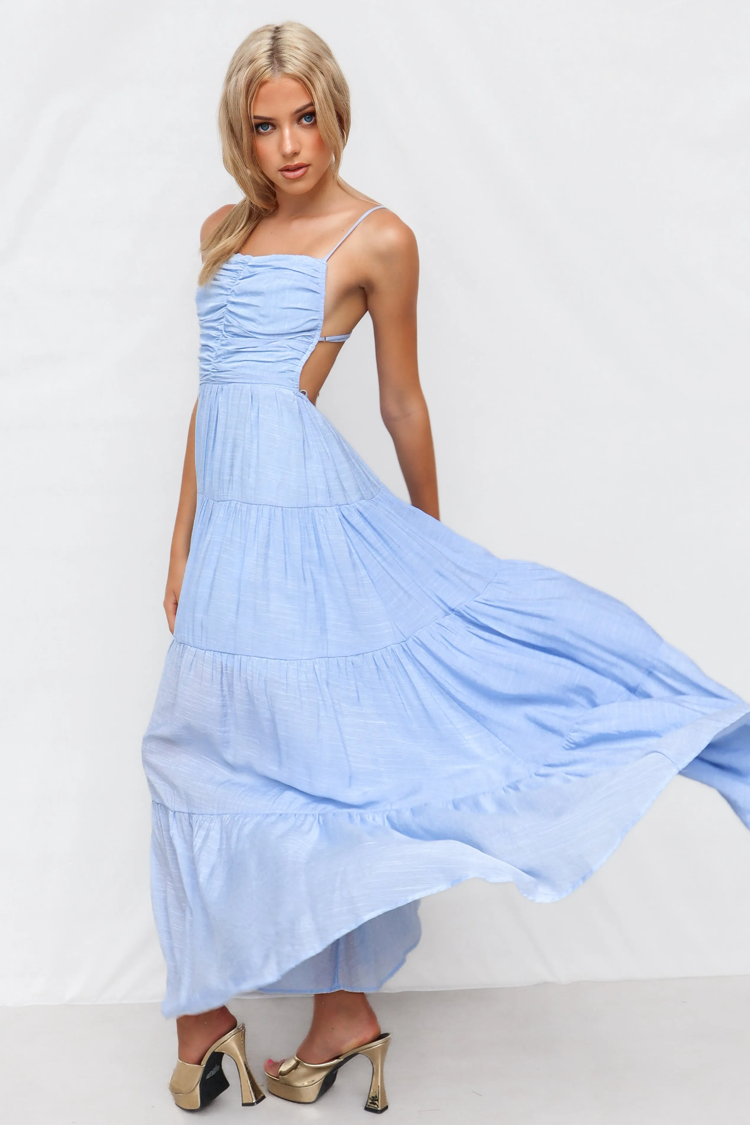 Lillian Maxi Dress - Blue