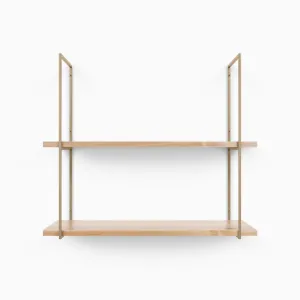 Lloyd Maple 2 Tiered Shelf