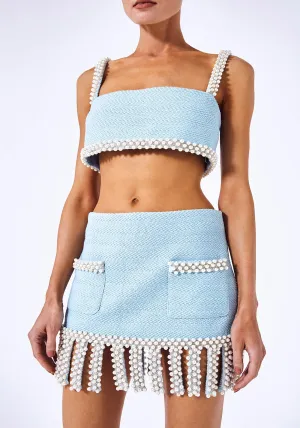 MAYRA SKIRT IN LIGHT BLUE