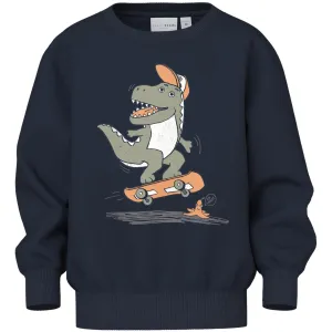 Name It Dark Sapphire Skater Dino Vildar Regular Sweatshirt