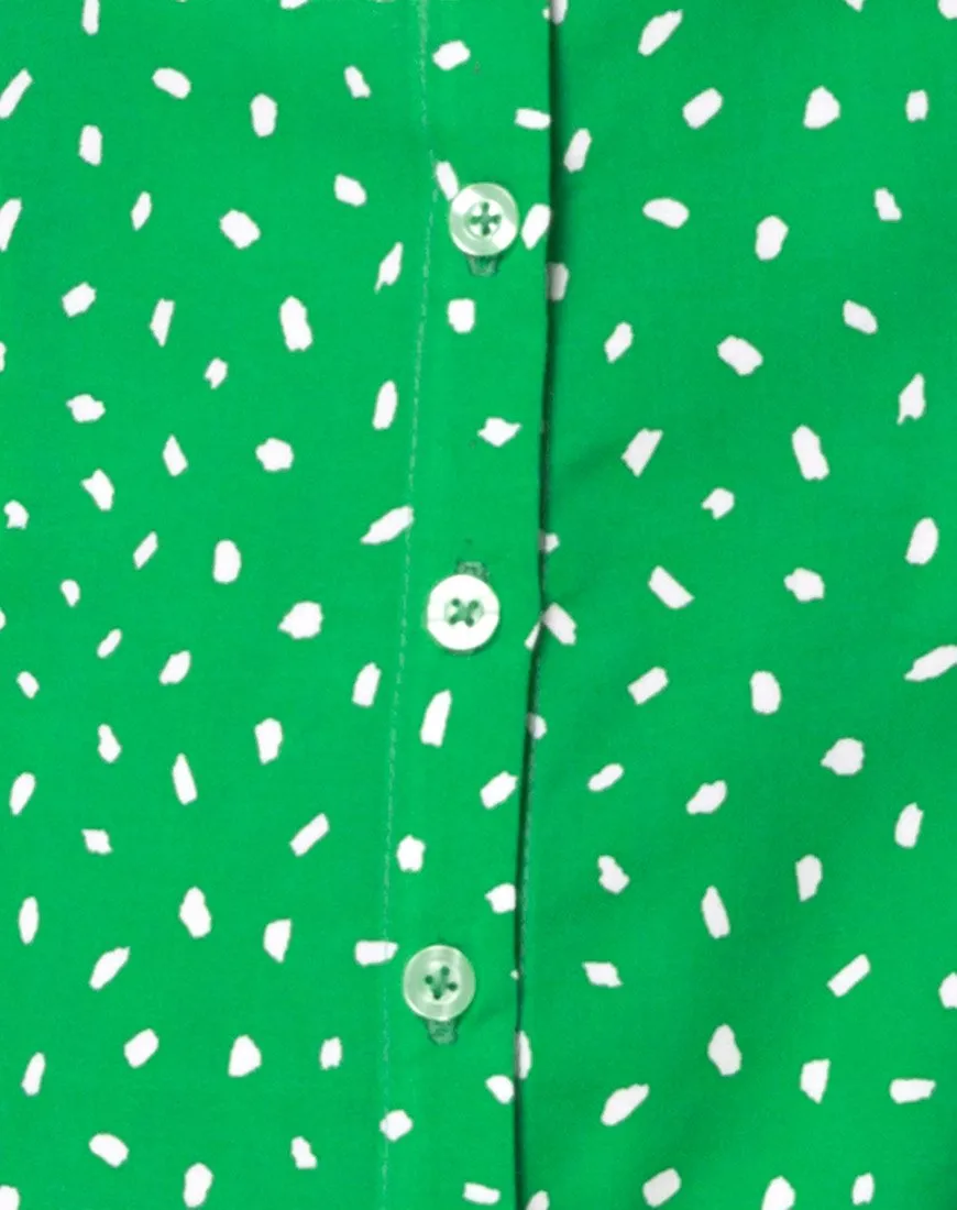 Neyka Dress in Mini Diana Dot Green