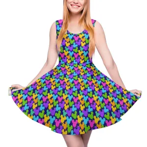 Park Balloons Women's Sleeveless Round Neck Skater Dress