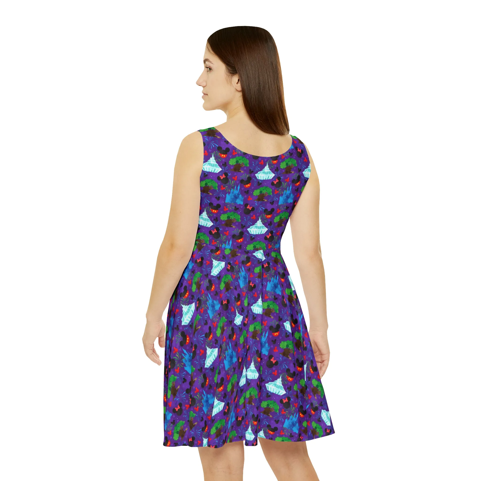 Park Hopper Fireworks Women's Skater Dress