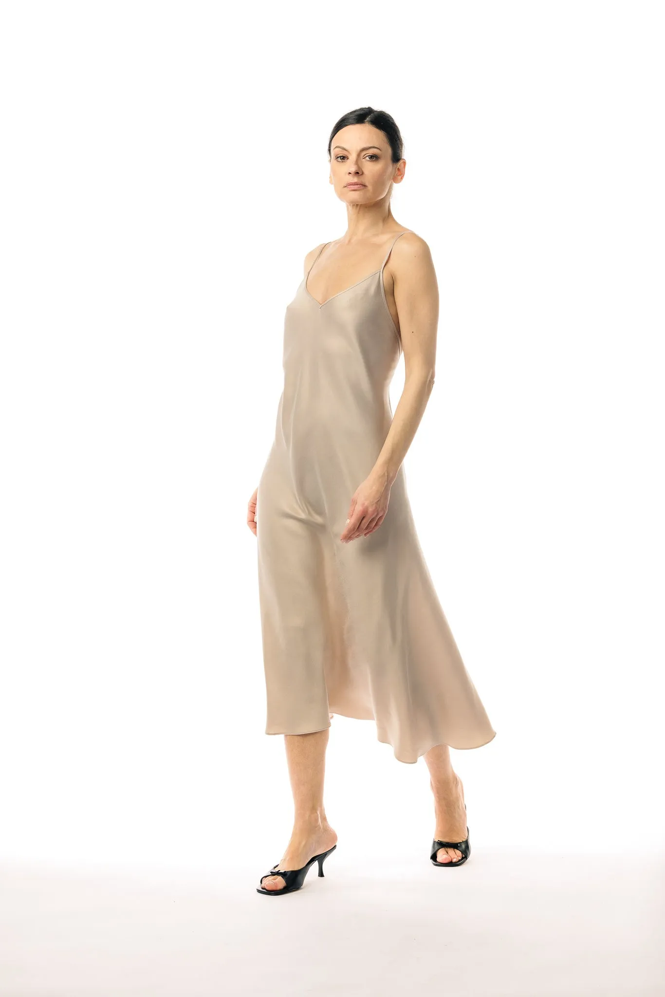 Pearl Cupro and EcoVero Slip Dress