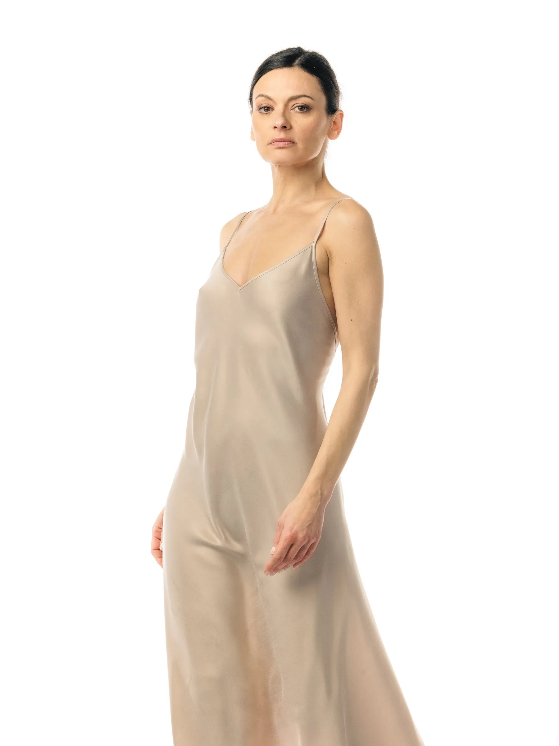 Pearl Cupro and EcoVero Slip Dress