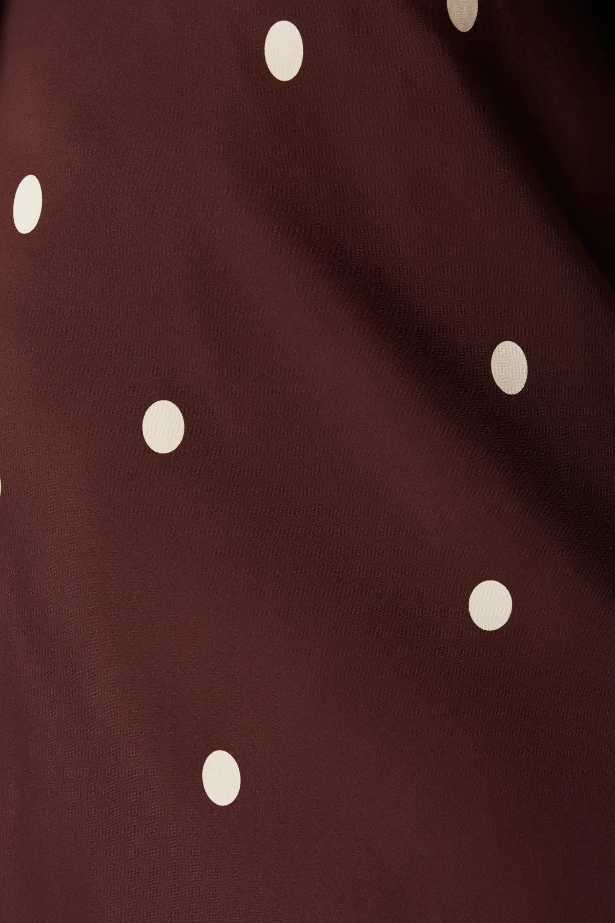 Roberts Bias Skirt - Chocolate Spot