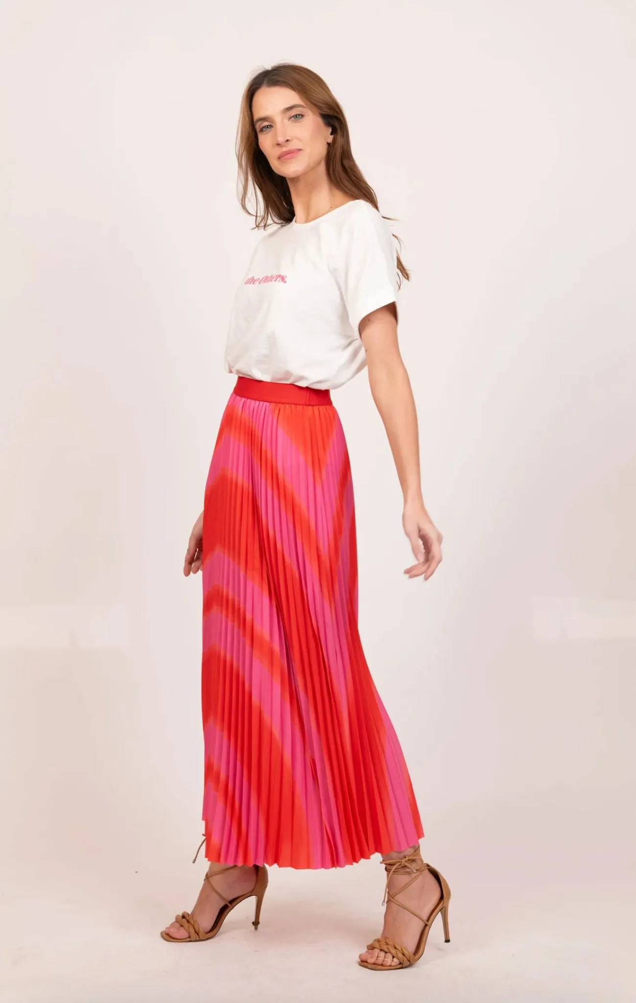 Simone Pleat Maxi Skirt