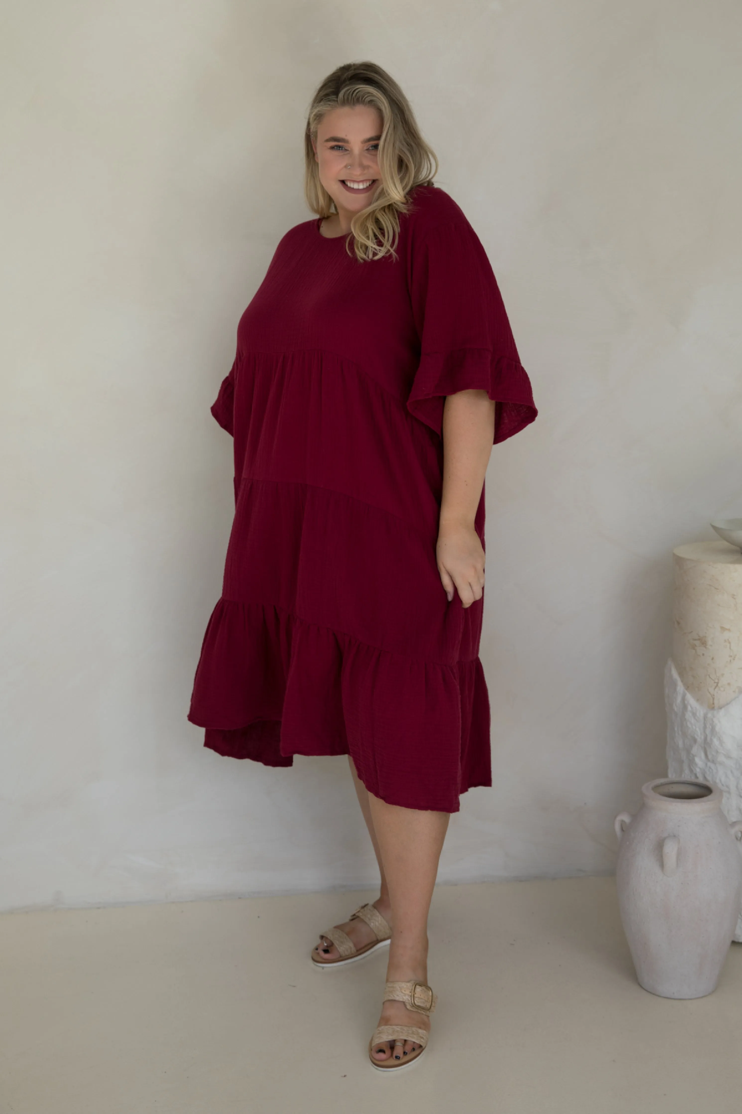 Sofia Dress | Mahogany | FINAL SALE