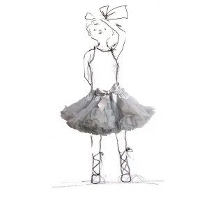 Toddler's Petticoat - Misty Grey