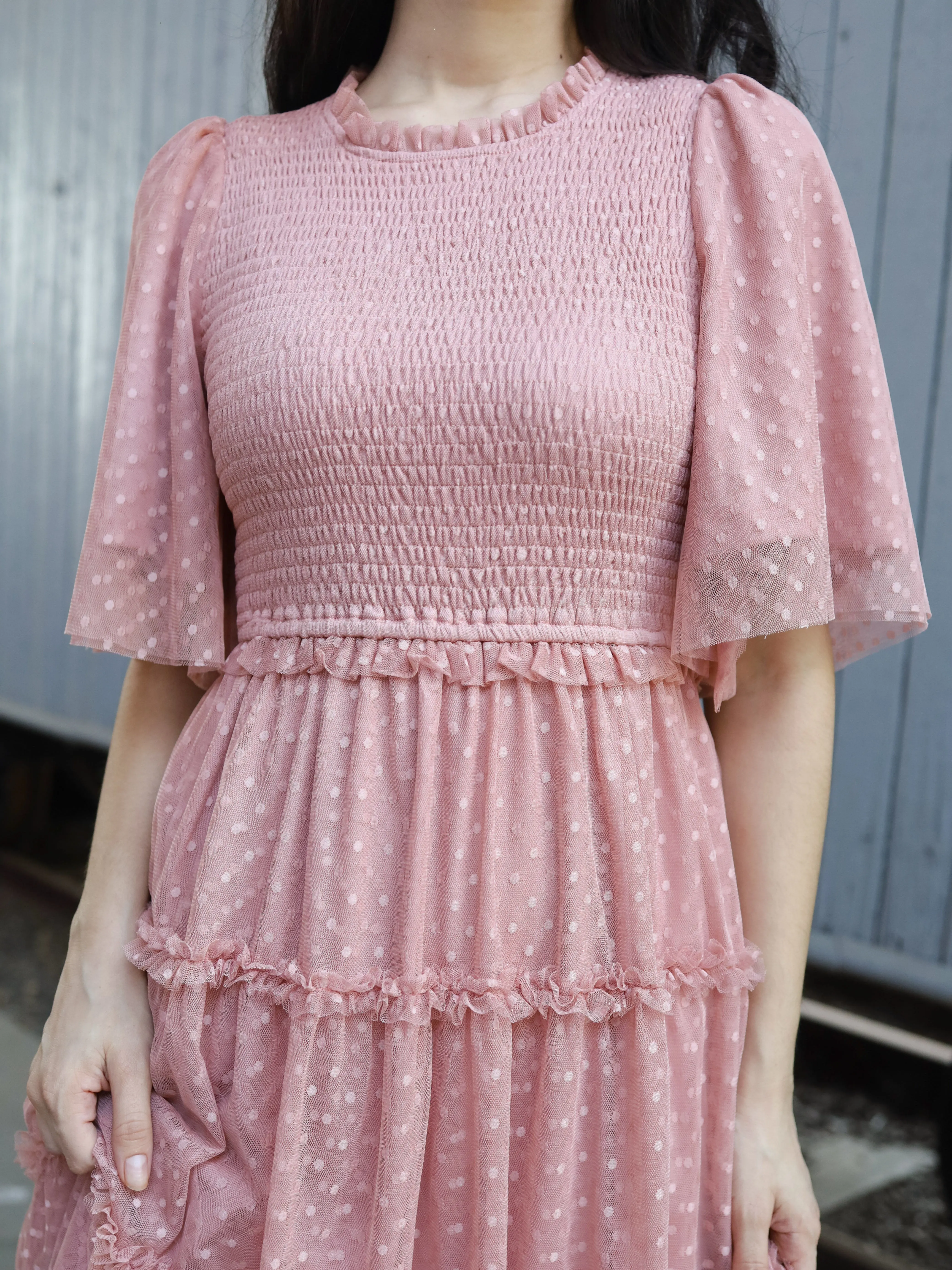 Vintage Romance Dress - Rose