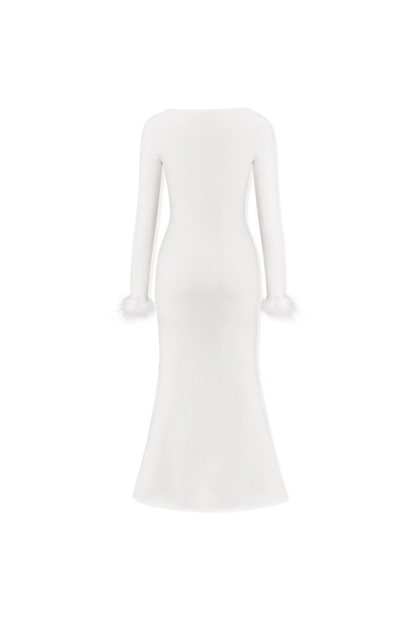 White Mermaid Classical Dress