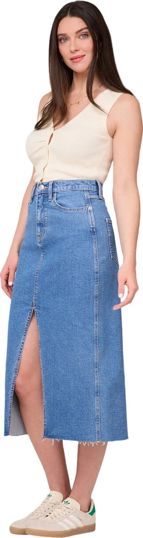 Yoga Jeans High Waist Denim Skirt